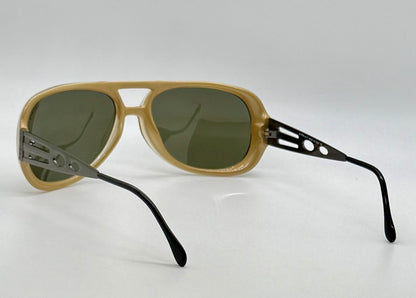 Sting 6067 U12 80s Vintage Sunglasses-Unworn/NOS-Original Green Lenses-Italy