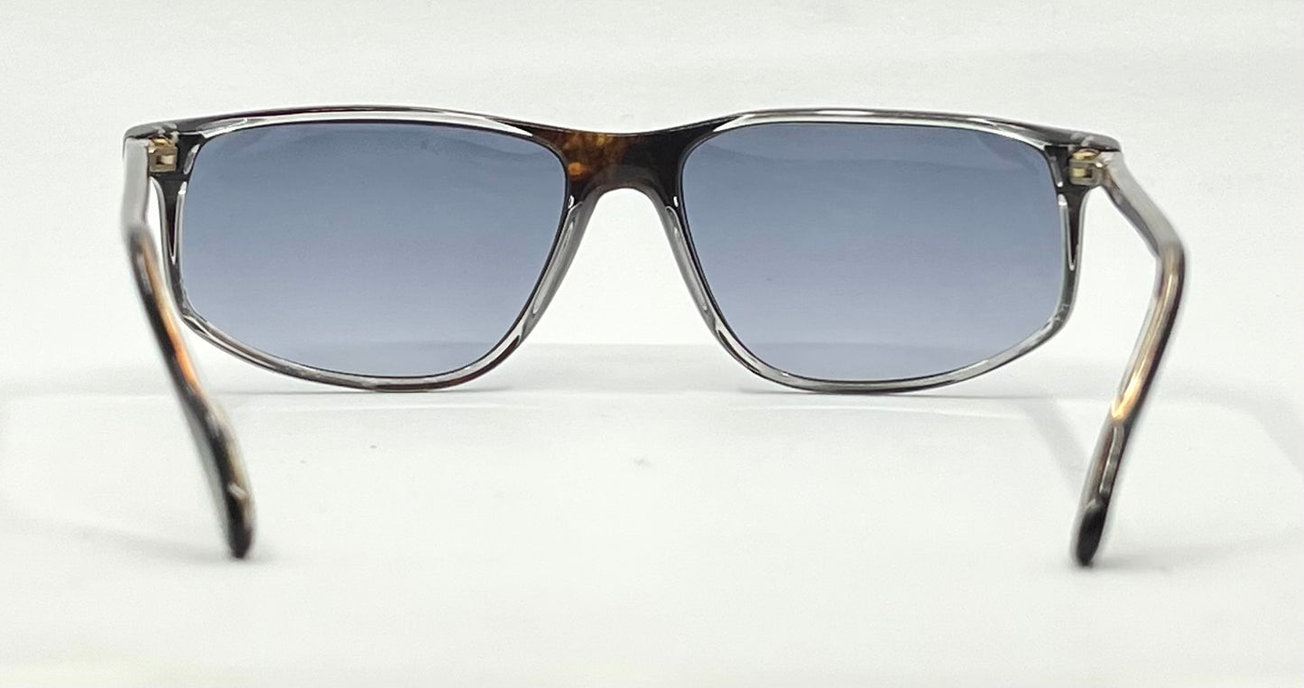 Alpina EA 76–3337602 Vintage Sunglasses-New Blue Smoke Gradient Custom Lenses-56mm