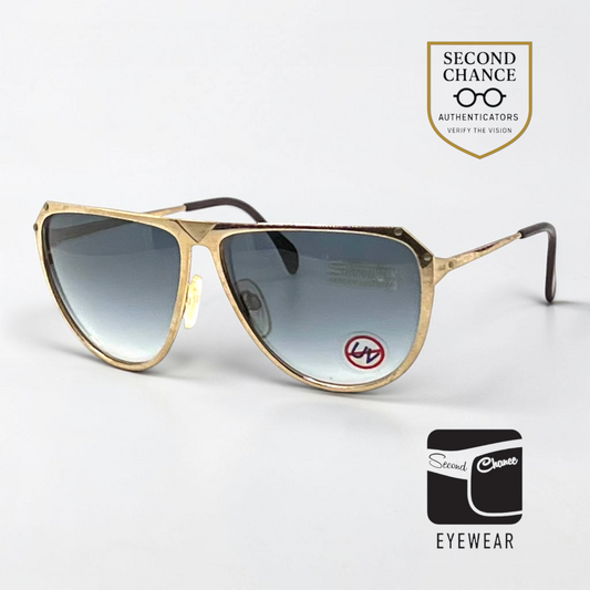 Silhouette M8014 HGP Vintage Aviator Sunglasses Unworn-Austria