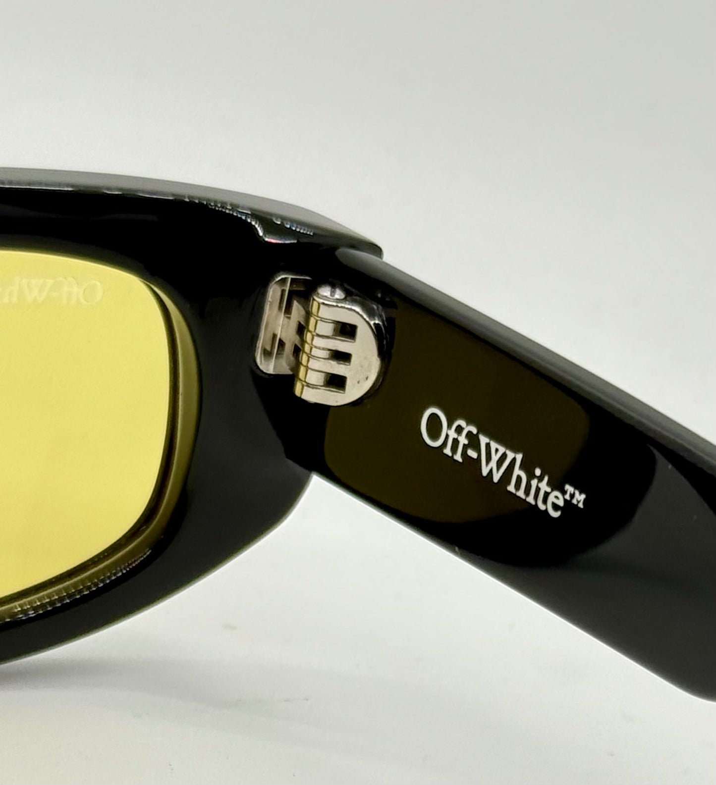Off-White™ OERI090 1018 Sunglasses Black/Yellow Rare-New/Unworn-Full Kit Italy-51mm