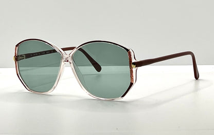 Silhouette SPX M1793 Vintage Sunglasses w/New, Custom Aquamarine Lenses-Deadstock-Austria