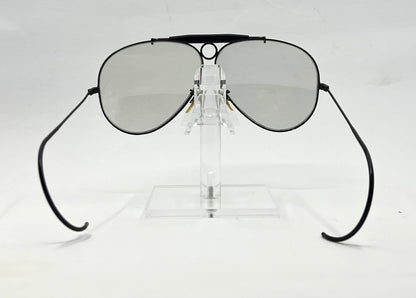 Ray-Ban Vintage Outdoorsman II-Black Aviator-Photochromic Lenses-62mm