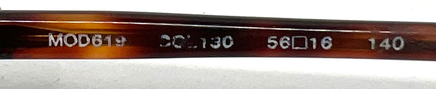 Cazal 619 MOD 619 West Germany Vintage 56-16 Unworn-600 Series