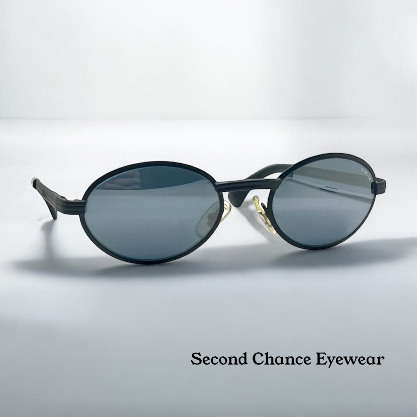 DIESEL WRITE-SUN SZ3 Vintage Oval Sunglasses – Deadstock-Italy-Mirror Lens