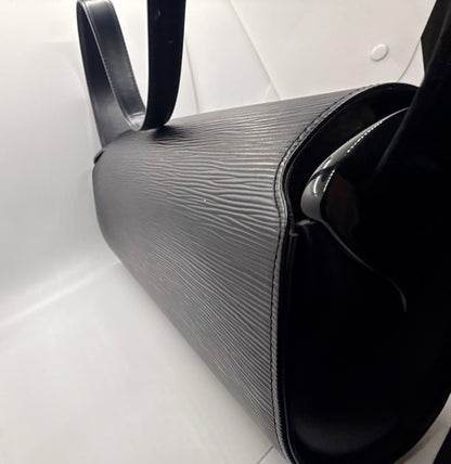 Louis Vuitton VINTAGE Epi Leather Black Camera Shoulder Bag France