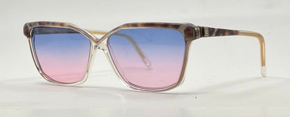 Givenchy Paris 004 Vintage Sunglasses-New Blue/Pink Gradient Custom Lenses-UNWORN