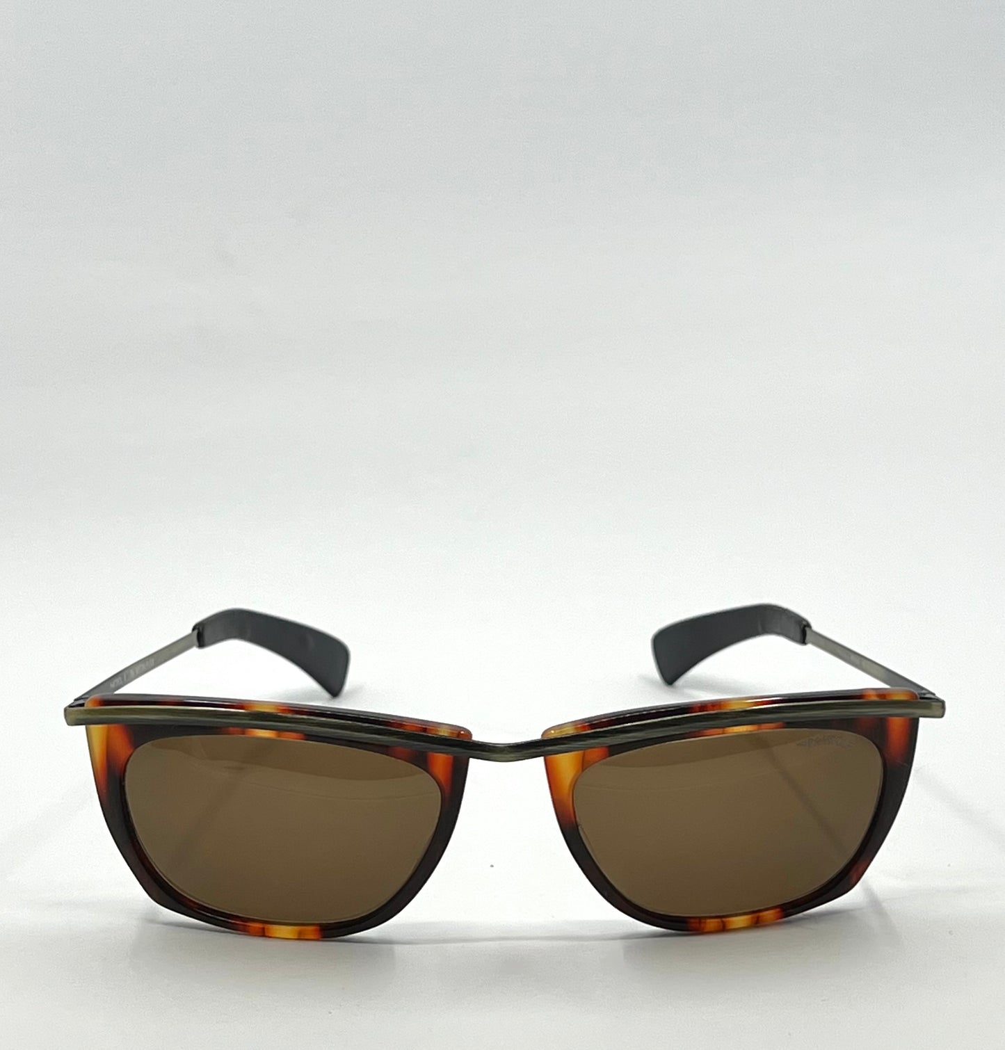 Patrol 9 Vintage Tortoise Sunglasses by Metalflex-Deadstock/Unworn-Italy