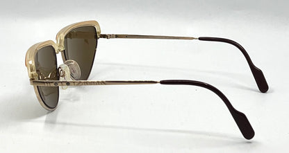 Alpina FM 61 West Germany Cat Eye Vintage Sunglasses-New Custom Lenses-Unworn