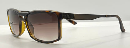 Gucci GG1588/S QZUEJ Tortoise Wrap Sunglasses w/New, Custom Gradient Lenses-Original Case-Italy