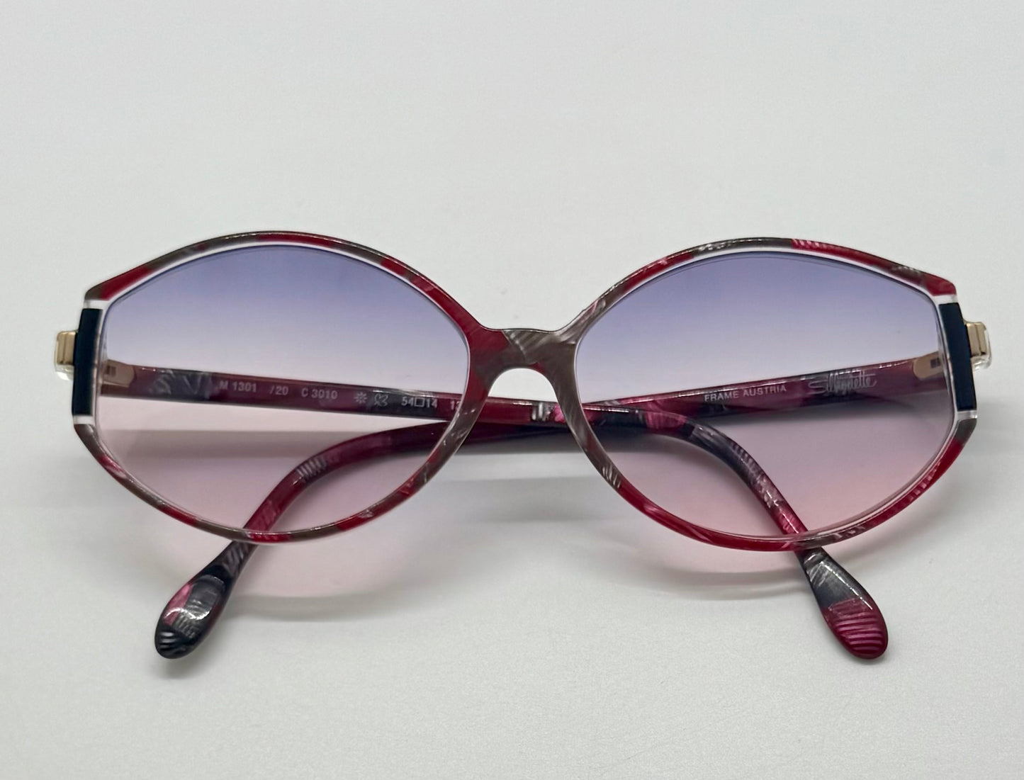 Silhouette M1301 C3010 VINTAGE Sunglasses w/New, CUSTOM Gradient-Austria-54mm