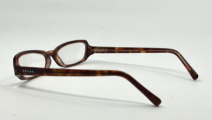 Prada VPR 11T Vintage Eyeglasses-Tortoiseshell Deadstock/Unworn-Italy 51mm