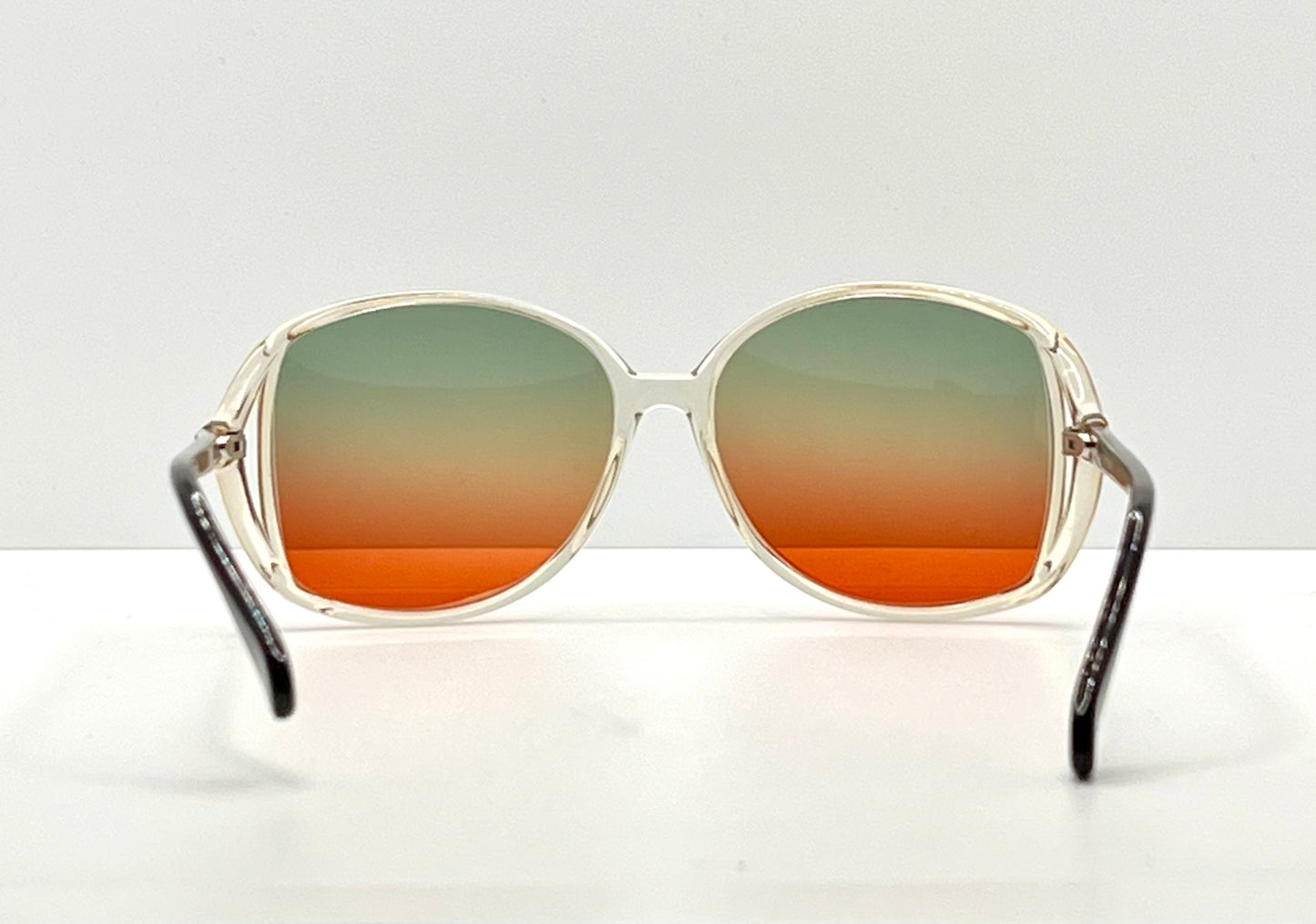 Sergio Valente SV207 Vintage Sunglasses w/New, Custom Tri-Gradient Lenses-Rare 80s Deadstock