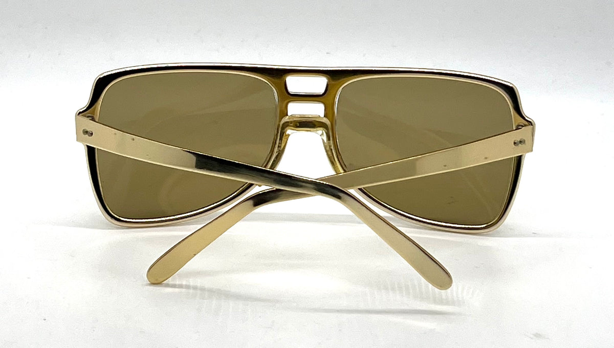 Cool-Ray Polaroid Fast Back Gold-Vintage Aviator-Original Polarized Sunglasses