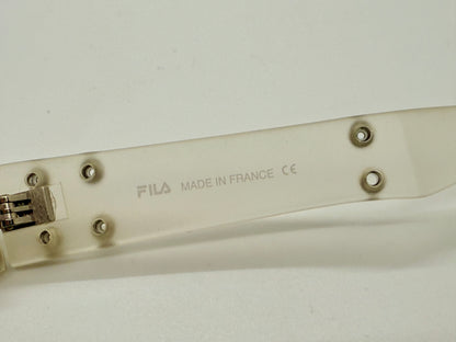 Fila Sf 8504 Col. 881-Frosted Oval Sunglasses-Vintage|Deadstock-France