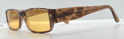 Johann Von Goisern MOD.537 Sunglasses w/New Solid-Amber Custom Lenses-Austria-NOS