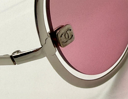 Chanel 4030 Y2K VINTAGE Shield Sunglasses Pink Lens Collector-Rare