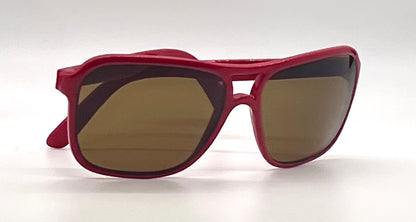 Vuarnet PX-2000 Red Unworn Deadstock Vintage Sunglasses Full Kit France