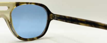 Vintage Titmus Z87 Aviator Safety Glasses w/New Custom Solid Sky Blue Berko’s Designs Lenses