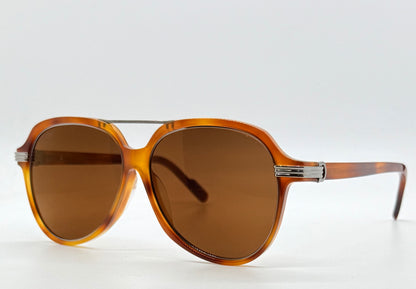 Cartier CT0419S 003 Havana Sunglasses-Unisex Fit-Zeiss Lenses-Authentic Luxury Frame