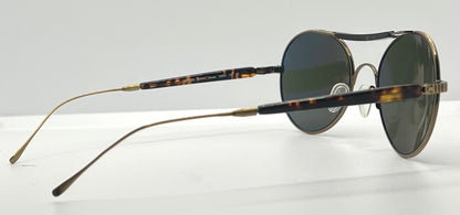 Mosley Tribes x Stüssy MT2034S 503952 Sunglasses-Gold Tortoise 53-21mm-Full Kit