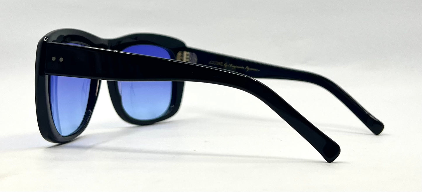 GUISE by Benjamin STEIN Sunglasses-New Blue Gradient Custom Lenses-Unworn-Japan
