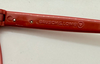 Ray-Ban CATS 1000 Red 1980s-B&L Changeable Rose Lenses-Vintage-France-UNWORN