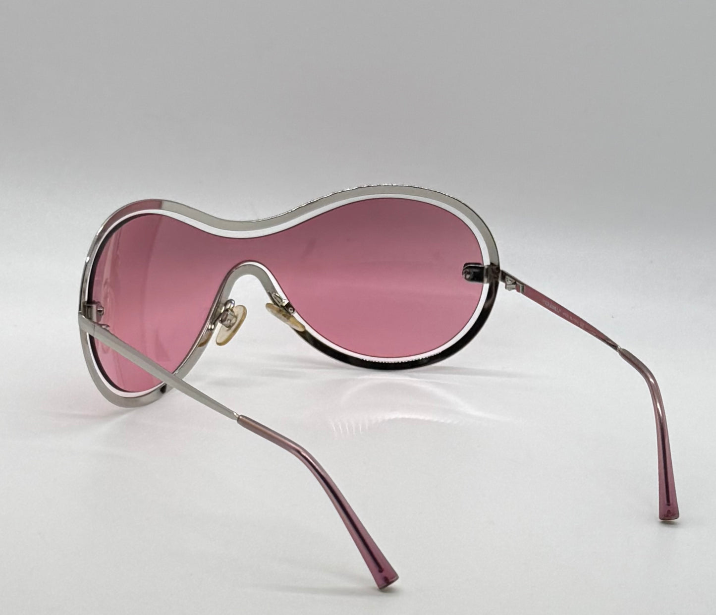Chanel 4030 Y2K VINTAGE Shield Sunglasses Pink Lens Collector-Rare