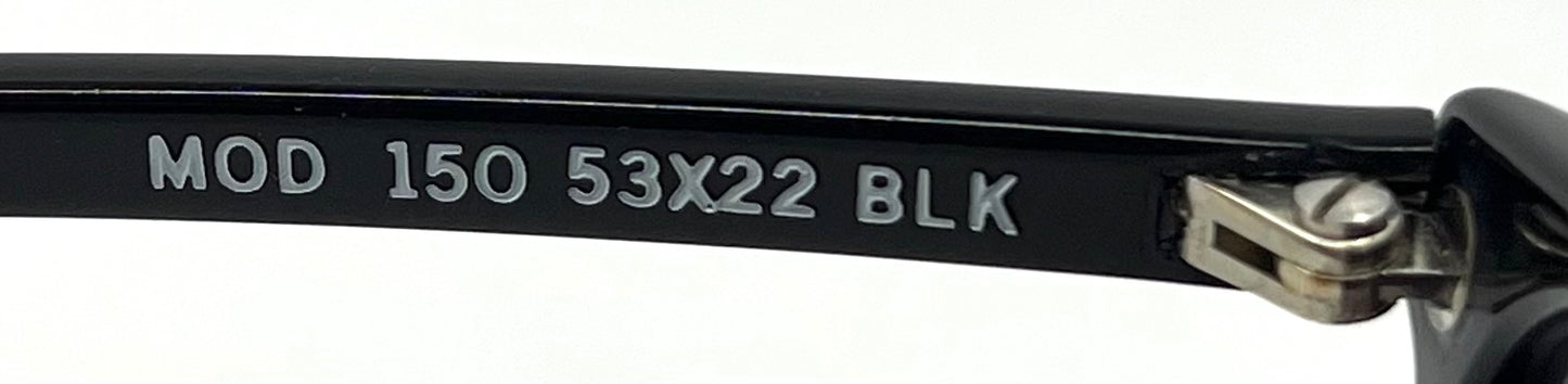 Anglo American Sir Winston MOD 150 BLK Sunglasses-New Solid Tinted Custom Lenses