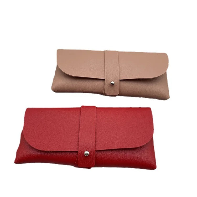 SOFT, SLIM LUXURY EYEWEAR CASE.  IDEAL FOR MEN OR WOMEN