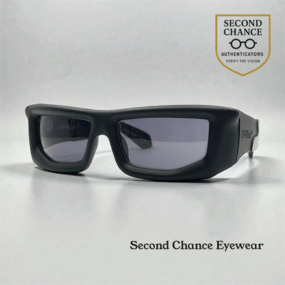 Off-White™ Volcanite Sunglasses Matte Black Grey-58mm-Full Kit-Unworn