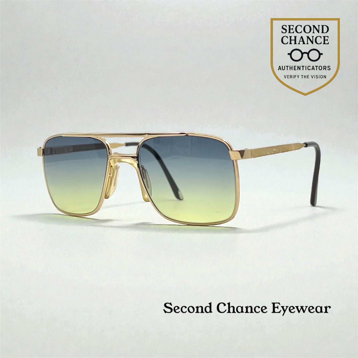 TEDDY TIFFANY Vintage Sunglasses 108 w/New Gradient Custom Lenses-UNWORN-FRANCE