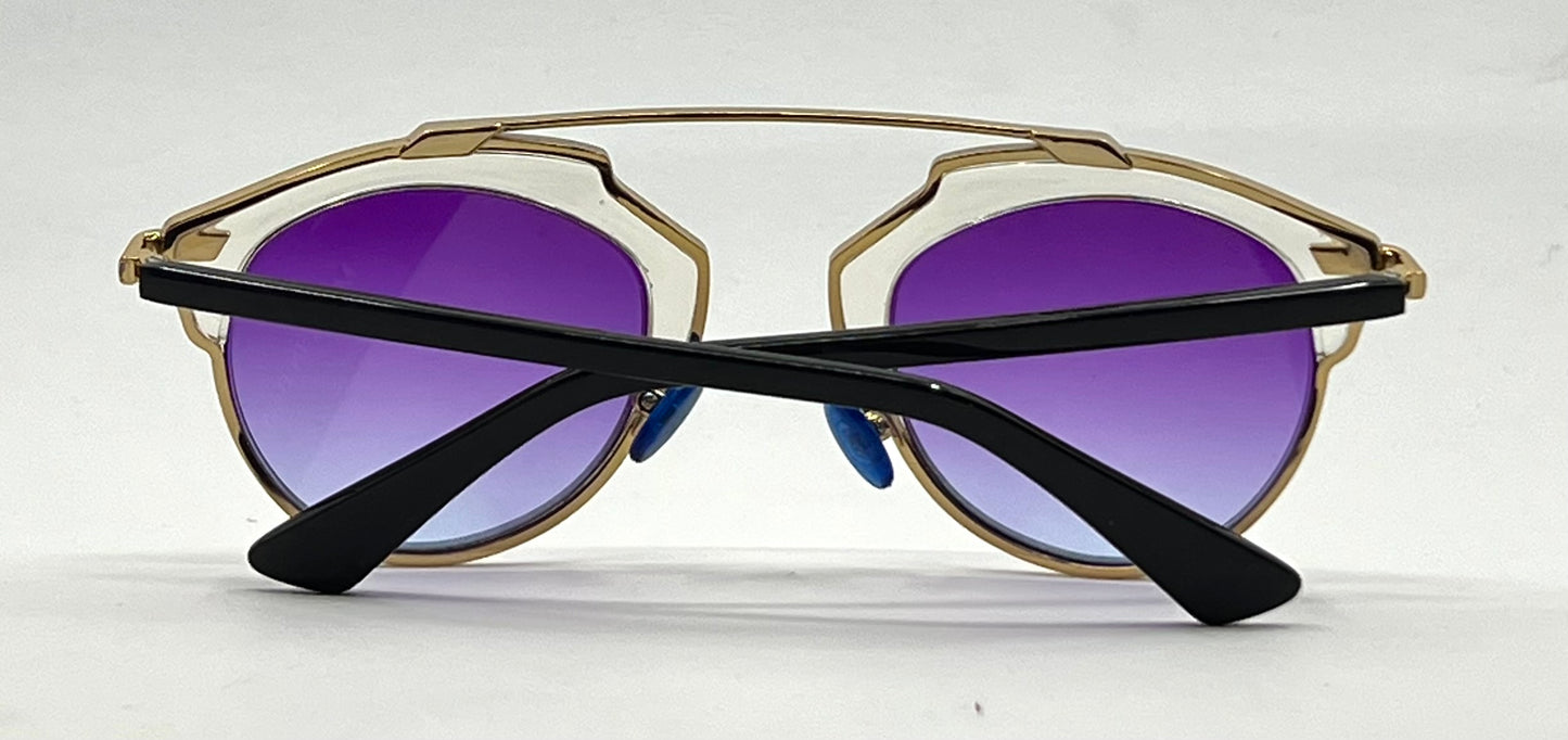 Christian Dior SO Real Sunglasses-New Gradient Purple Custom Lenses-Unworn