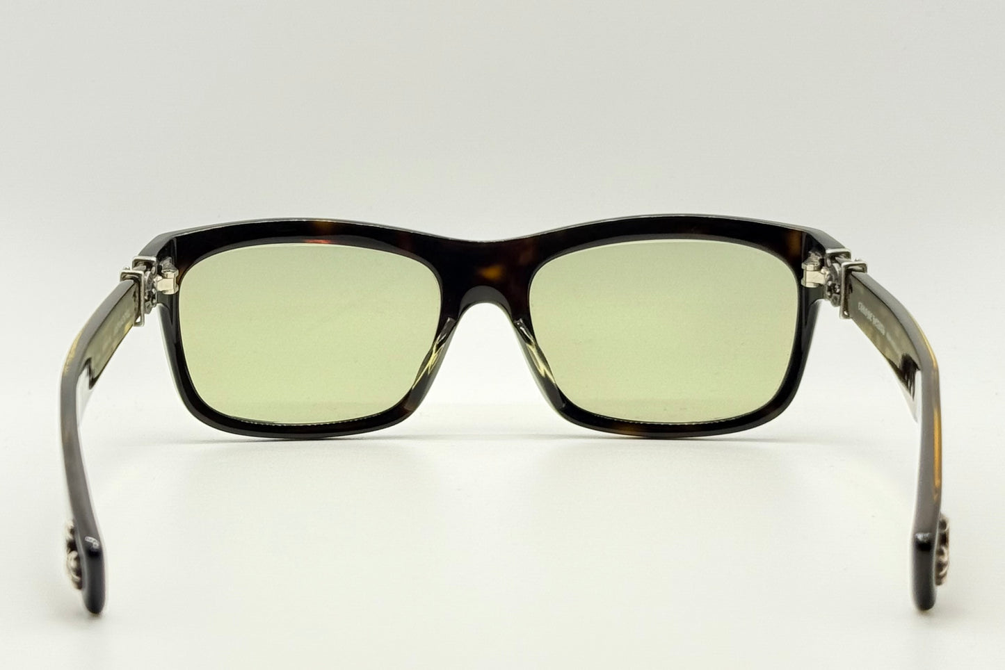 Brand New Chrome Hearts “MYDIXADRYLL” Sunglasses Tortoise Frame w/.925 Sterling Silver-Made in Japan