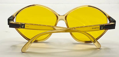 Playboy 4548 10 Vintage Sunglasses w/New Yellow Day/Night Custom Tinted Lenses-Unworn-54mm