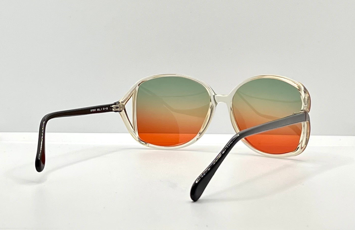 Sergio Valente SV207 Vintage Sunglasses w/New, Custom Tri-Gradient Lenses-Rare 80s Deadstock