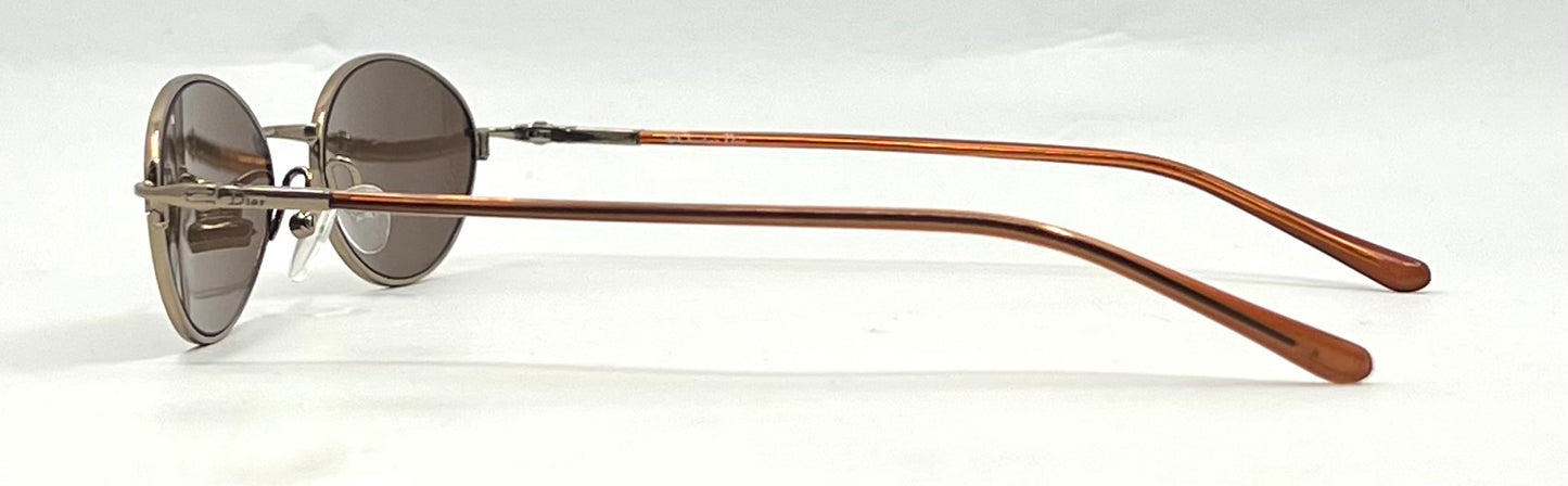 Christian Dior CD3590 Y2K Oval Sunglasses-New Solid Tint Custom Lenses-Unworn