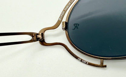 Raf Simons × Linda Farrow RAF13-C1 Bronze Sunglasses – Rare Collaboration