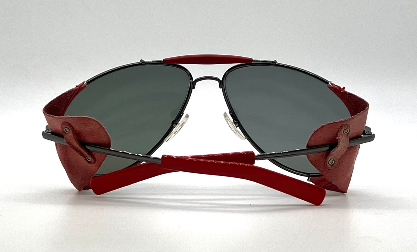 Belstaff PILOT 13-269 Vintage Aviator-Glacier Leather Shields-UNWORN-Italy