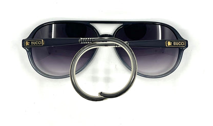 Bucci 1970s VINTAGE Aviator Sunglasses-Cable Temples-Unworn-France