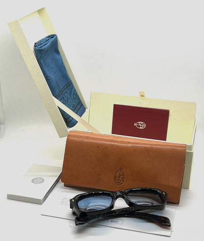Jacques Marie Mage TAOS in NOIR 5-Dennis Hopper-Full Kit-Collector Sunglasses