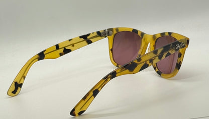 B&L Ray-Ban Wayfarer 5022 Honey Tortoise Sunglasses w/New Gradient Custom Lenses-USA