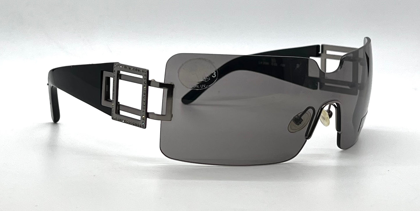 Lanvin LV 2135 C03-Vintage Shield Sunglasses France Unworn Y2K