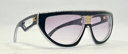 Claudio Carlotti STRATOS-BIS CS21 Vintage Shield Sunglasses-Unworn-France