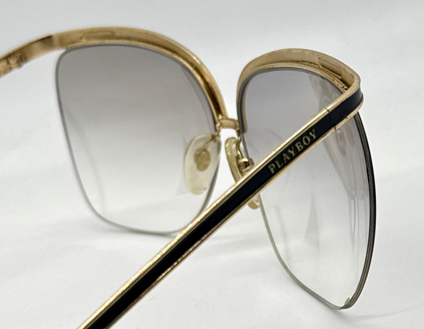 Playboy 4595 Vintage Rimless Sunglasses-70s Collector-Rare-Italy