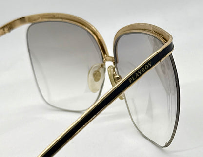 Playboy 4595 Vintage Rimless Sunglasses-70s Collector-Rare-Italy