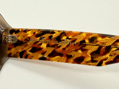 Christian Dior Flannelle 5 Vintage Sunglasses w/New Solid Brown Custom Tinted Lenses-Germany-56mm