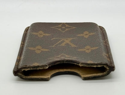 Louis Vuitton Monogram Phone Sleeve Vintage LV Canvas Slim Pouch