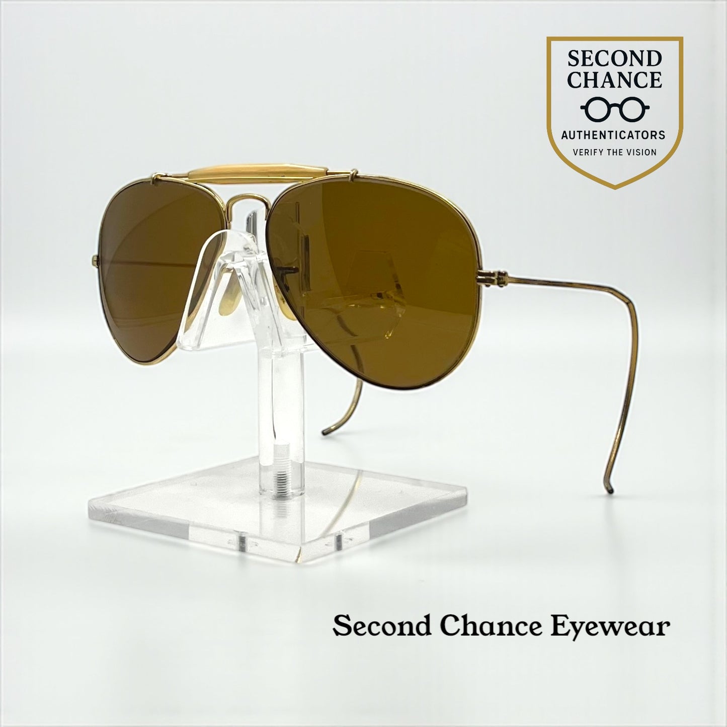 B&L Outdoorsman II 58mm Gold Cable Temple-Vintage Aviator – Collectors Clean