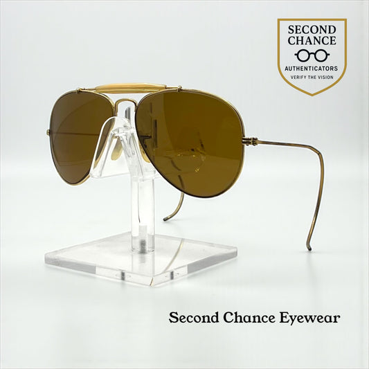 B&L Outdoorsman II 58mm Gold Cable Temple-Vintage Aviator – Collectors Clean