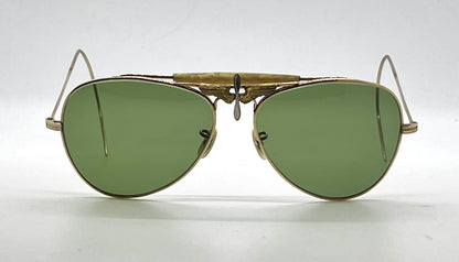 Art-Craft Winged Propeller Aviator-12K GF-Mother-of-Pearl VINTAGE Sunglasses
